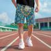 Premium Products CP11621A03 American Casual Camouflage Printed Trendy Brand Fitness Running Sports Basketball Shorts_viptrois.com