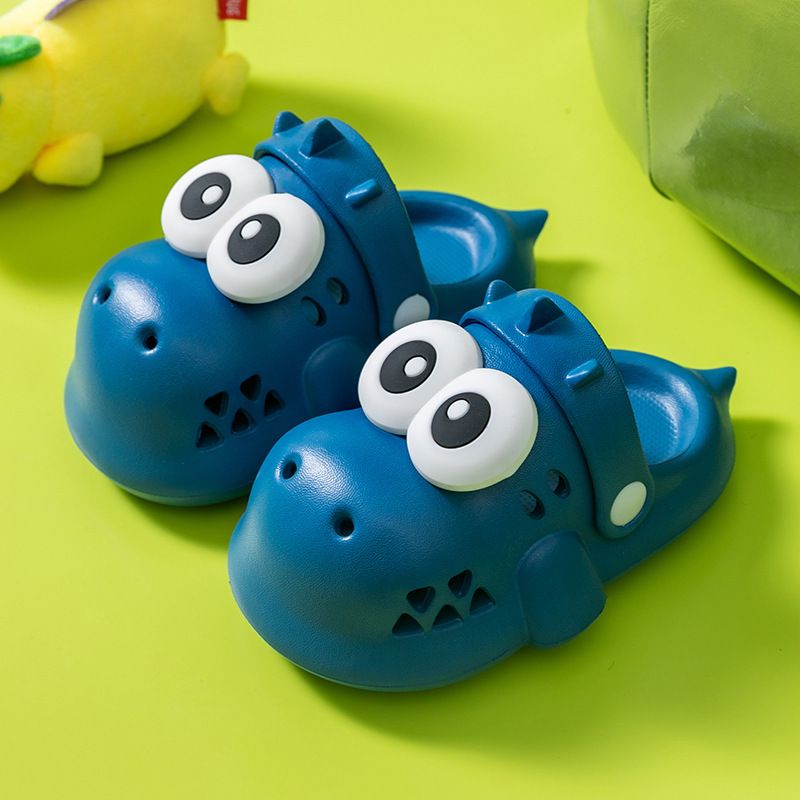Cute Dinosaur Children's Slippers Indoors And Outdoors In Summer, Non Slip And Wear Resistant Home Sandals And Slippers, Hole Shoes,_viptrois.com