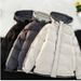 Men's Winter Hooded Jacket With Fleece Lining, Thickened Cotton Coat, Two-Stripe Design, Casual Outerwear For Big & Tall (Sizes M-8XL)_viptrois.com
