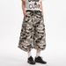 "Men's Camo Cargo Jeans – Streetwear Utility Pants (7/10 Length, Loose Fit, Vintage Wash, Military-Inspired, Urban Fashion)"_viptrois.com