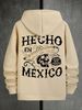 Men's Autumn/Winter Casual Fashion Loose Hoodie En Meixico Day Dead Printed Warm Long Sleeve Hoodie Sweater_viptrois.com