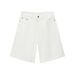 Men's Clothing Retro Vintage Straight Shorts Semi Elastic Versatile Simple Casual Shorts_viptrois.com