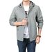Men's UPF 50+ Sun Protection Hoodie – Lightweight & Breathable Outdoor Jacket For Fishing, Hiking & Summer Travel (Black, Navy, Grey)_viptrois.com
