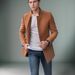 Men's Slim Fit Blazer Jacket – Lightweight Polyester Casual Coat (S-XXXL, Black/Khaki/Grey/Blue/Green)_viptrois.com