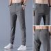 Men's Clothing Fashion Pants Spring Trend Men's Solid Color New Casual Outer Wear_viptrois.com