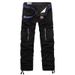 Men's Clothing Winter Foreign Trade Multi Pocket Men's Outdoor Plus Velvet Thickened Loose Large Size Workwear Trousers Outer Men's Trousers_viptrois.com