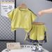 Short T-shirt Set 2025 New Children's Clothes Baby Top Summer Boys' Half Sleeved Trend_viptrois.com