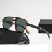 Unisex Square Fashion Twin-beam Sunglasses For Men Cross-border Retro Casual Driving Business Trend Sunglasses_viptrois.com