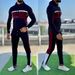 Men's Clothing Trendy Brand Contrasting Color Sportswear Set Hooded Autumn Coat Sports and Leisure Suit_viptrois.com