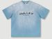 Men's Clothing Summer American Fashion Brand Heavy Tie Dye Washed Old T Shirt Street Style Letter Short Sleeved T Shirt Men_viptrois.com