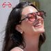 Retro Literary Modern Sunglasses Street Shooting Flat Mirror Fashion Sunglasses_viptrois.com