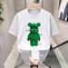 Trendy Violent Bear Men's Short-sleeved High-quality Luxury Summer Tops, Hot-selling Casual And Fashionable Men's T-shirts_viptrois.com