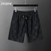 Men's Summer Loose Drawstring Waistband Shorts New Sports Breathable Casual Half Pants_viptrois.com