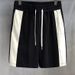 Men's Loose Fit 5-Pocket Shorts Set - American High Street Style Summer Casual Outfit, Versatile 2-Piece Coordinated Set For Teens_viptrois.com