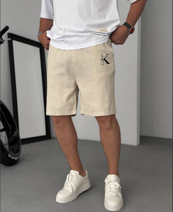 Men's Clothing Men's Casual Multi Color Beach Wear Bamboo Wrinkled Short Sleeved Suit Two Piece Suit_viptrois.com