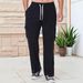Men's Linen-Blend Casual Pants - Breathable Straight Leg Trousers For Sports & Daily Wear (Multiple Colors/Sizes)_viptrois.com