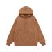 Loom Selected By Jiezhan|350G Fleece-Lined Solid Color Hooded Sweatshirt Autumn Winter New Loose Trendy Brand Men's Pullover_viptrois.com