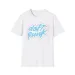 Daft Punk Logo White Black Tee Shirt Blue Pink Logo Retro TShirt T-Shirt Mens Womens Tees Top_viptrois.com