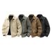 Vintage Distressed PU Leather Jacket For Men – Oversized Fit Up To 8XL, Retro Biker Style With Deconstructed Zipper & Multi-Pocket Design_viptrois.com