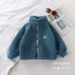 Children's lamb fleece jacket plus velvet jacket for boys and girls new styles for autumn and winter_viptrois.com