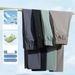 Men's Clothing Thin Casual Sports Pants Straight Loose Trousers Large Size Elastic Quick Dry Men's Pants_viptrois.com