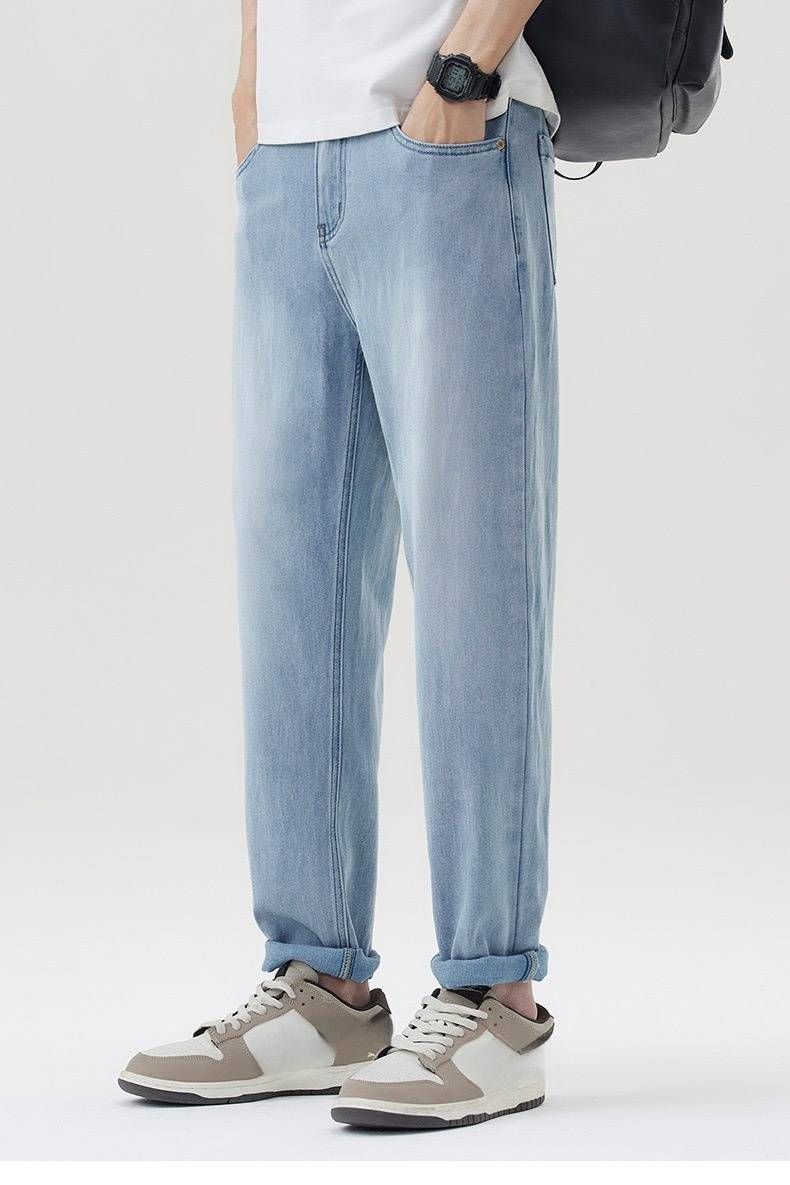 Slim-fitting Elastic Harlem Thin Nine-inch Pants For Spring And Summer 2025_viptrois.com