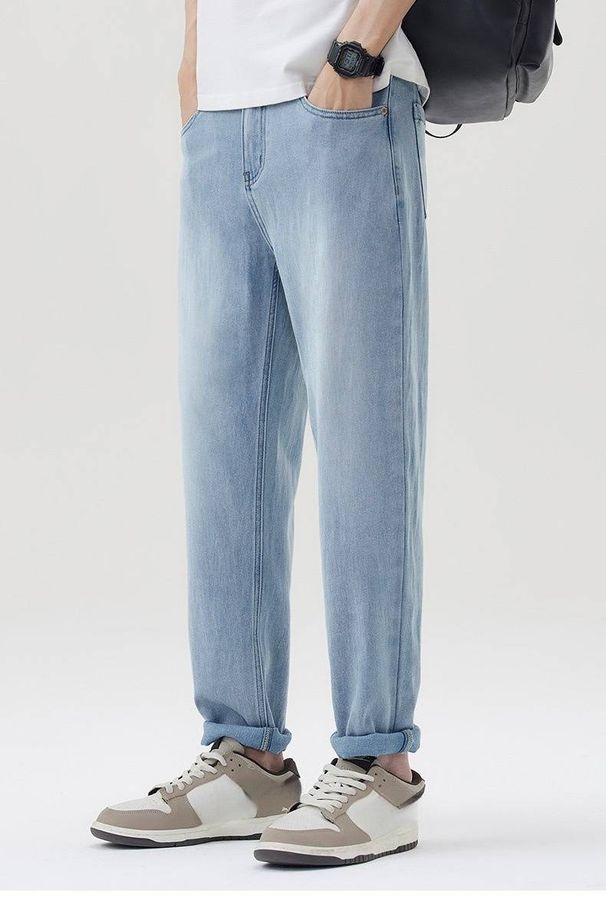 Slim-fitting Elastic Harlem Thin Nine-inch Pants For Spring And Summer 2025_viptrois.com