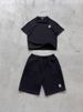 Men's Clothing Youth Sports Suit Men's Summer New Style Short Sleeved T Shirt Casual Shorts Men's Summer Wear Two Pieces_viptrois.com