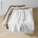 Men's Clothing New Men's And Women's Casual Simple Twill Double Sided Cotton Knitted Elastic Shorts Loose Sports Pants Five Point Pants_viptrois.com