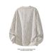 Men's Clothing Cleanfit Full Print Men's Cleanfit Printed Pullover Sweatshirt Vintage Loose Fit Casual Crewneck Long Sleeve Top With All-Over Design_viptrois.com