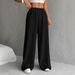 Women's Clothing Autumn And Winter Commuting All Match Casual Trousers Comfortable Loose High Waist Wide Leg Sweatpants_viptrois.com