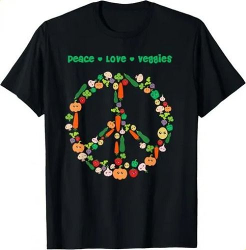 T-shirtt-shirtkawaii Vegetables Peace Sign 2026 Funny Gift For Ve_viptrois.com