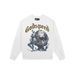 Trendy Brand Skull Print Heavy Cotton Unisex High Street Crew Neck Long Sleeve Sweatshirt_viptrois.com