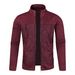 Men's Clothing Sweater Autumn And Winter Knitted Sweater Zipper Cardigan Jacket_viptrois.com