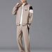 Men's Clothing Casual Sports Suit Autumn And Winter Trendy Cardigan Jacket Men's Plus Velvet Set With Handsome Teenagers Clothes_viptrois.com