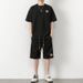 Men's Clothing New Waffle Summer Large Size Casual Short Sleeved Trendy Suit For Boys Breathable Versatile Handsome Loose Sportswear_viptrois.com