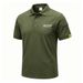 New Summer Men's Polo Shirt With Printed Design Casual Shirt For Young People Engaged In Outdoor Sports Short Sleeve Shirt_viptrois.com