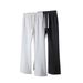 Men's Casual Wide-Leg Snowflake Print Cleanfit Jogger Pants With Side Seam & Flared Hem Fashion Trends_viptrois.com
