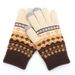 Autumn And Winter Adult Warm Gloves Women's Jacquard Knitted Touchscreen Yarn And Velvet Anti Cold Finger Gloves_viptrois.com