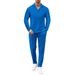 Men's Clothing Waffle-Knit Blazer & Pants Set – Premium Textured Suit For Men (Khaki/Black/Navy, S-XXXL)_viptrois.com