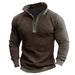 In The Autumn Of 2025, Men's Casual Jackets, Hoodies, Color-blocking Zipper Shirts In Multiple Colors And Sizes Are Available_viptrois.com