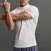Men's Clothing High Collar Muscle Showing Fitness Clothes Mesh Fabric Stand Up Collar High Elastic Tights Short Sleeved Running Training_viptrois.com