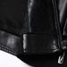 Men's Spring New Haining Sheep Genuine Stand Up Flip Collar Thin Leather Jacket_viptrois.com