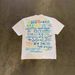 Heavyweight Pure Cotton Oversized T-Shirt Colorful Letter Print Loose Short Sleeved Men's And Women's Top_viptrois.com