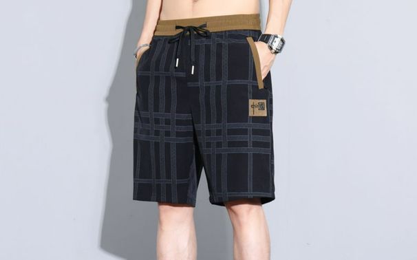 Men's Clothing Chinese Style Jacquard Ice Silk Thin Shorts Men Summer Loose Quick Drying Shorts Men Trendy Handsome All Match Shorts Men_viptrois.com