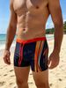 New Men's Sports Quick-drying Swimming Trunks For Soaking In Hot Springs To Avoid Embarrassment - Flat-front Swimming Trunks_viptrois.com