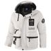 Men's Work Jacket With Multiple Pockets, Lightweight Outdoor Windbreaker, Travel & Casual Coat For Men, Military Style Utility Jacket_viptrois.com
