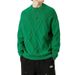 Pure Teenager Boys Warm Base Shirt Red Cable Knit Thickened Knitwear Jacket Trendy Couple Sweater_viptrois.com