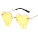Love Tears Sunglasses - Trendy Frameless Metal Sunglasses For Women (Party & Fashion Style Fashion Trends Hot-selling)_viptrois.com