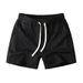 Men's Clothing Sports Shorts Cotton Fitness Training Three Point Shorts Casual Gray Basketball Pants_viptrois.com